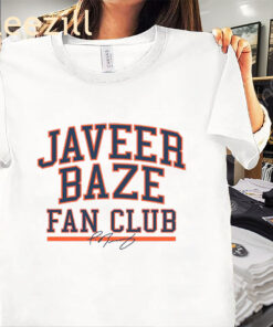 Javier Báez Javeer Baze Fan Club T-Shirt Detroit Baseball