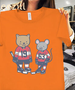 Matthew Tkachuk & Brad Marchand: Cat and Rat Shirt Florida Hockey