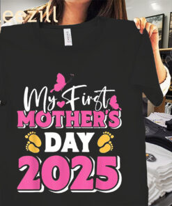 Mothers-to-be MY FIRST MOTHER'S DAY 2025 Soon Mum Shirt