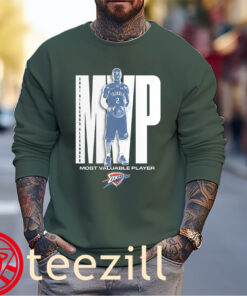 Oklahoma 2025 NBA MVP T-Shirt Shai Gilgeous-Alexander OKC City