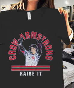 Pete Crow-Armstrong Raise The Roof Shirt- Chicago Baseball