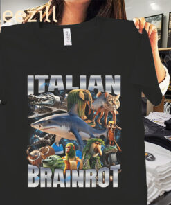Posters Italian Brainrot Cartoon T-Shirt