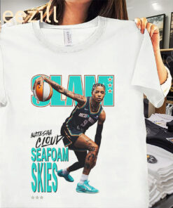 Posters Natasha Cloud Seafoam Skies Slam Cover Shirt
