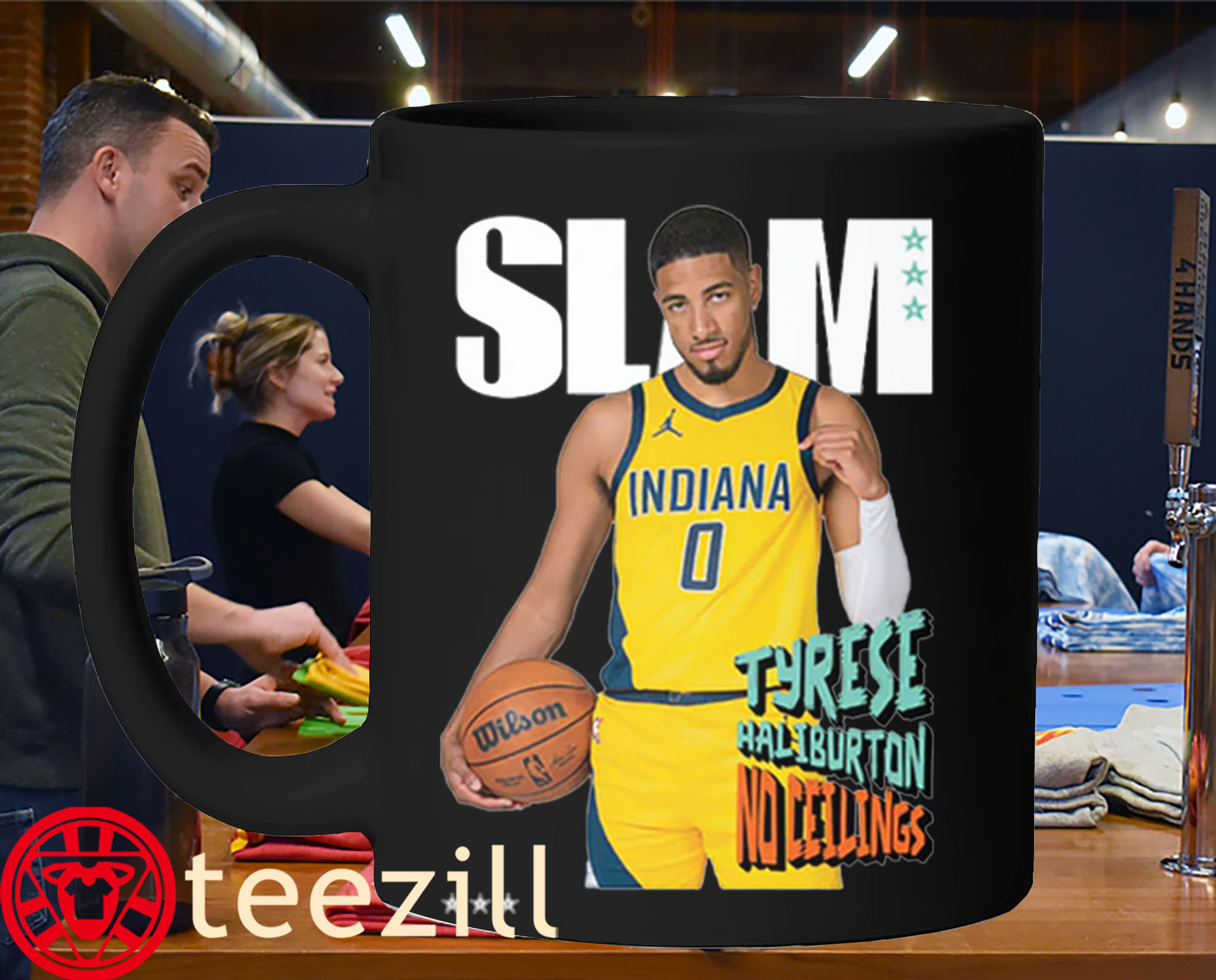 Posters Tyrese Haliburton No Ceilings Slam Cover Mug