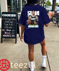 Posters Tyrese Haliburton Vintage Point Slam Cover Tees