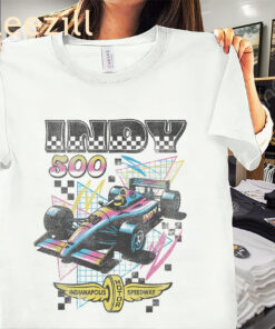 Retro Poster Indianapolis Motor Speedway 90's Vibes Shirt