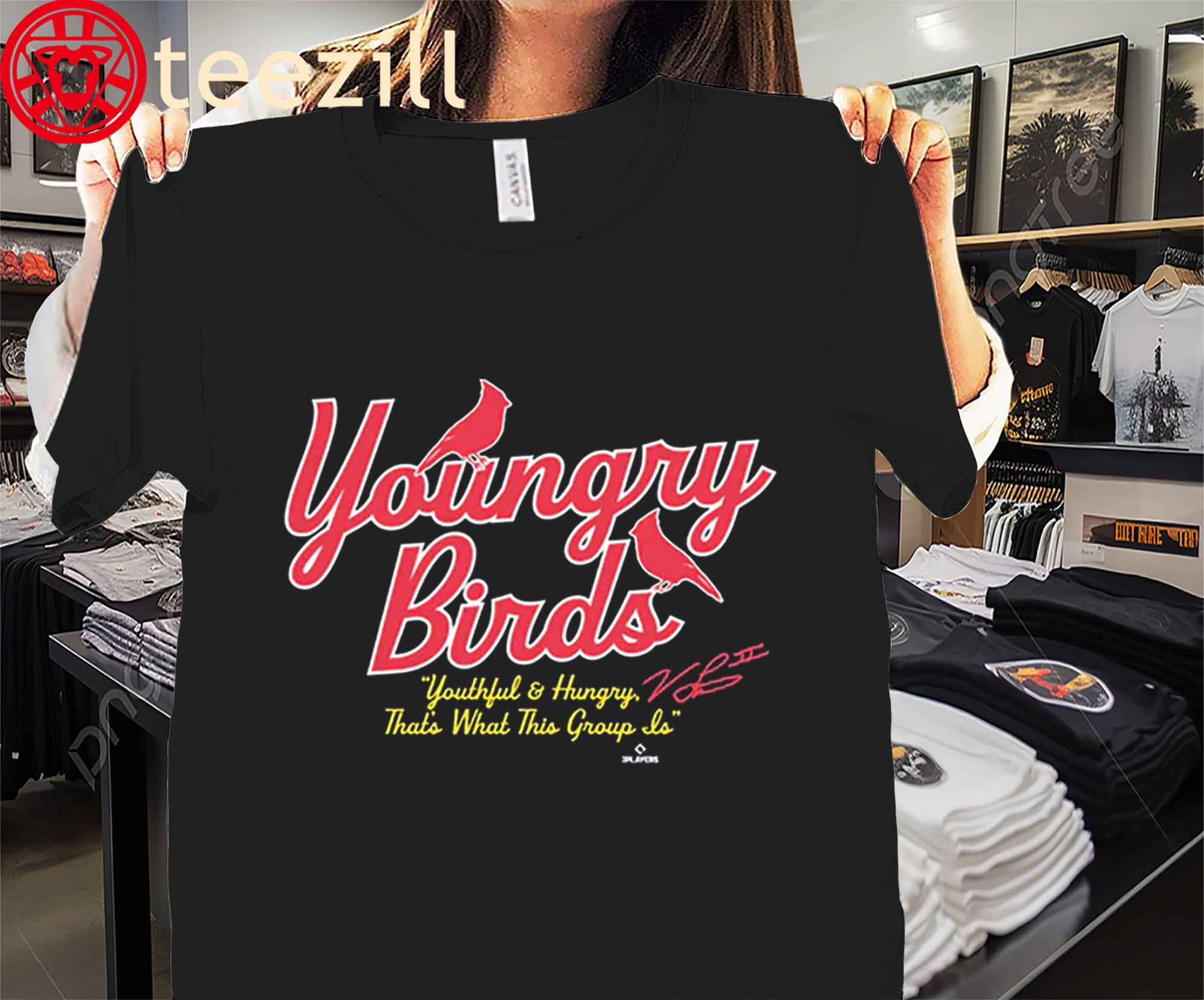 St. Louis Baseball Youngry Birds Shirt Thanks Victor Scott II