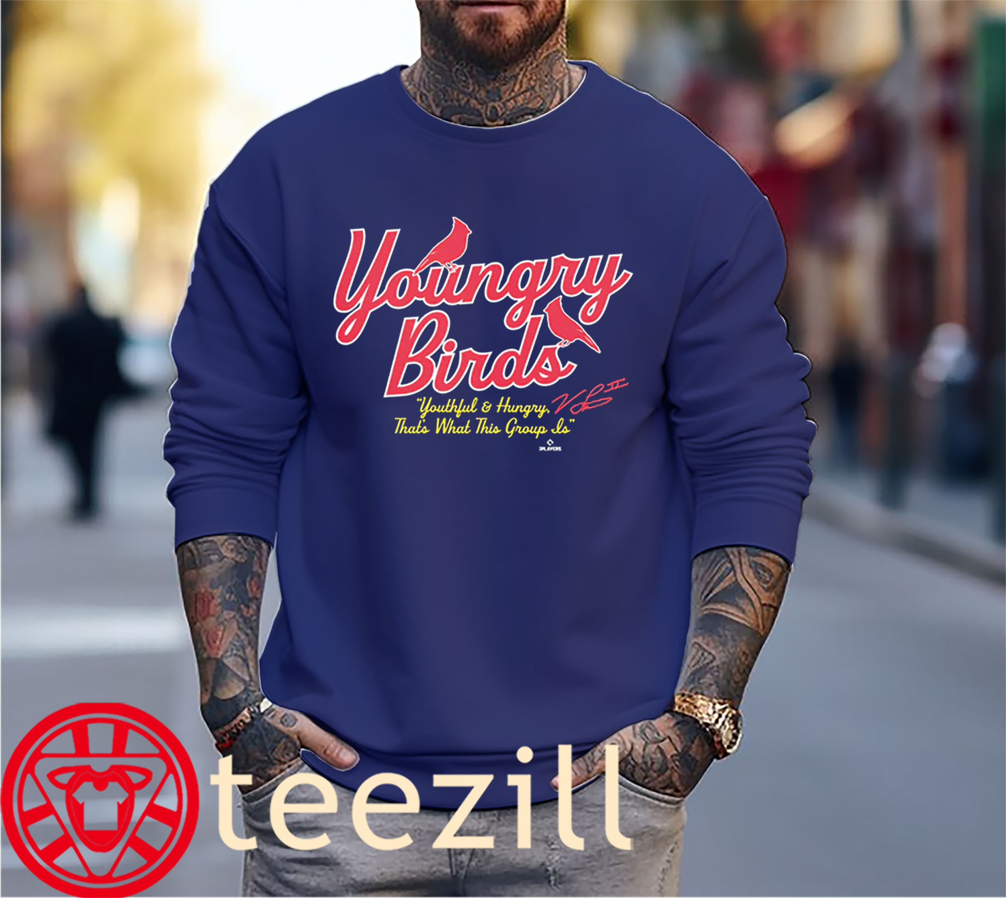St. Louis Baseball Youngry Birds Shirt Thanks Victor Scott II - Image 4