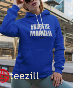 The House of Thunder Tshirt OKC 2025 NBA Playoffs Game 5 Tee