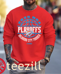2025 NBA Playoffs Oklahoma City Thunder Game Shirts