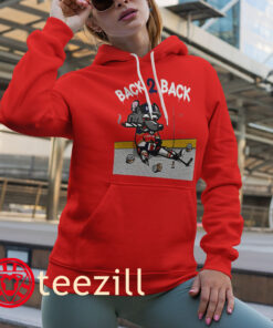 2025 Stanley Cup Champion Back 2 Back Tee Funny Rat Smoking