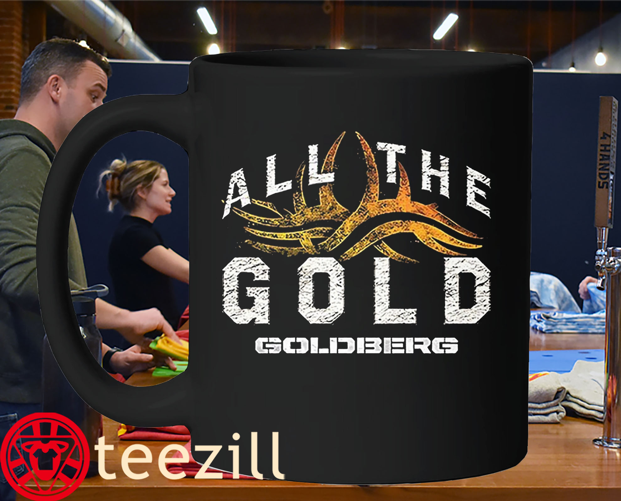 Men's WWE Goldberg All The Gold Mug