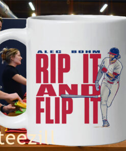Alec Bohm Rip it and Flip It Philly Mug Philadelphia Baseball