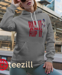 Alec Bohm Rip it and Flip It Philly TShirt Philadelphia Baseball