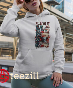 America Killin It Since 1776 - Horror Characters 4th Of July America Tee