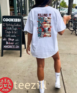 America Killin It Since 1776 - Horror Characters 4th Of July America Ts