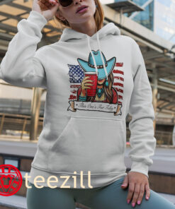 American Cow Girl This One's For Toby Independence Day Shirts