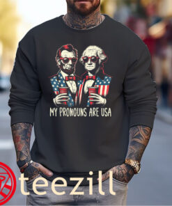 American Lincoln Washington Funny American 4th Of July Shirt sweater