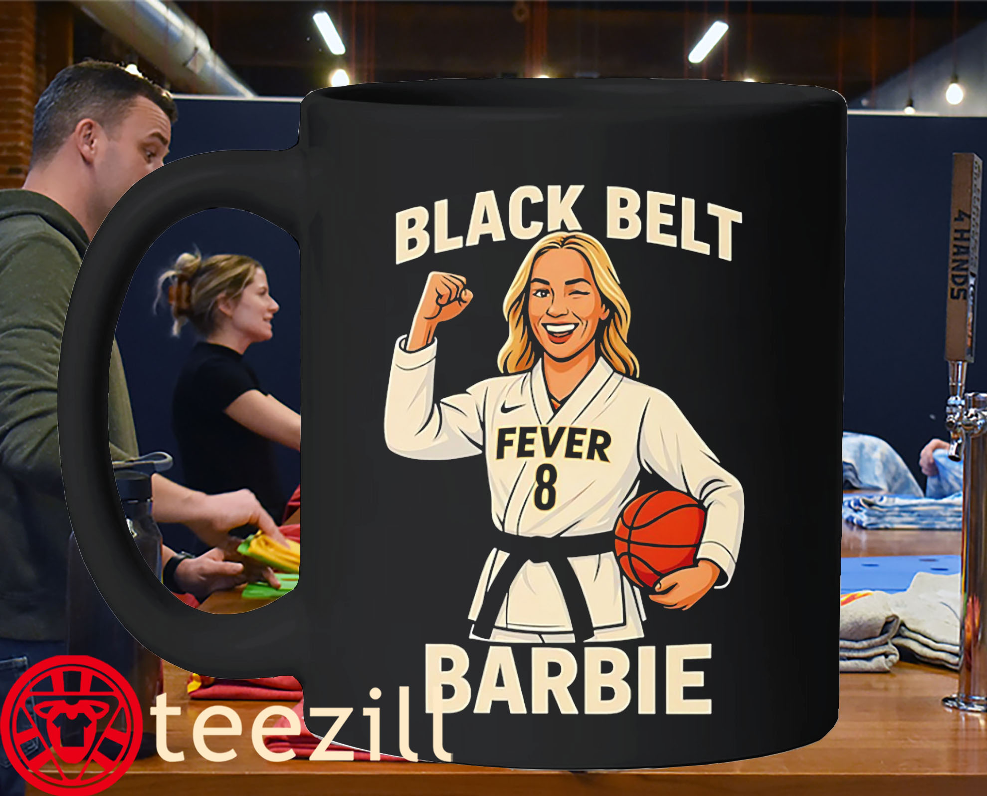 Black Belt Barbie Mug Indiana Sophie Cunningham