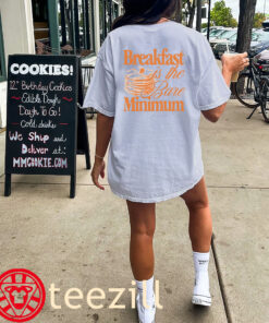 Breakfast is the Bare Minimum Tee Premium Shirts