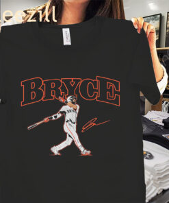 Bryce Eldridge Slugger Swing Shirt - SF Baseball