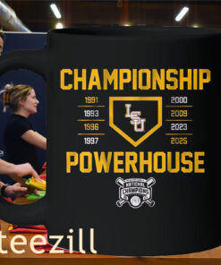 Championship Powerhouse 2025 Mug LSU Baseball