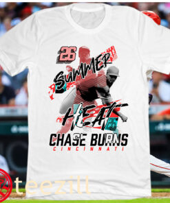 Chase Burns Summer Heart Shirt Cincinnati Baseball