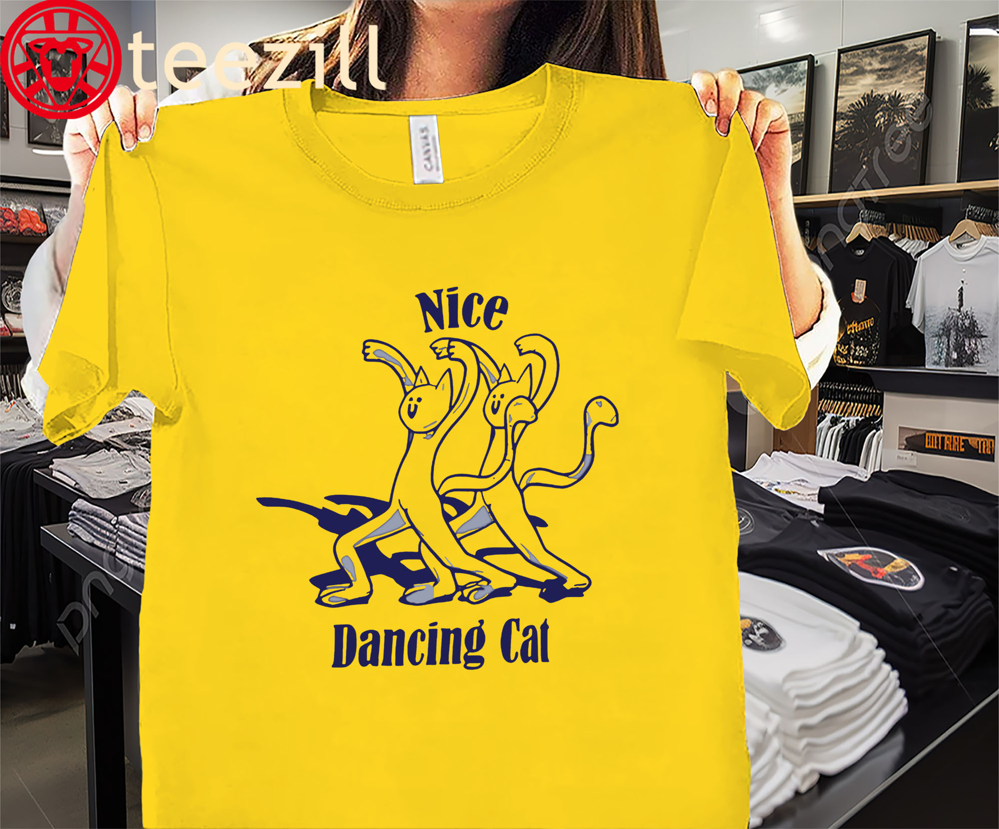 Dancing Cats Premium Two Cats Nice Shirt