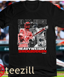 Elly De La Cruz Vs Aaron Judge Heavyweight Showdown Shirt Cincinnati Baseball