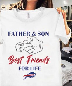 Father And Son - Best Friends for Life Tee - Buffalo Bills Edition