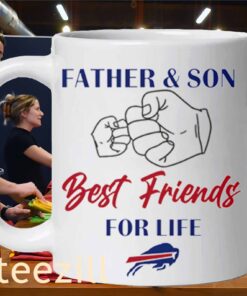 Father And Son - Best Friends for Life Tee - Buffalo Bills Edition Mug