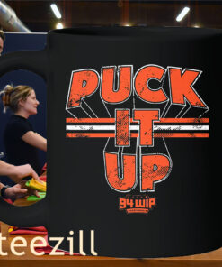 Flyers Puck It Up 94 WIP Podcast Shirt mug