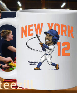 Francisco Lindor MrSmile Caricature Shirsey Mug New York