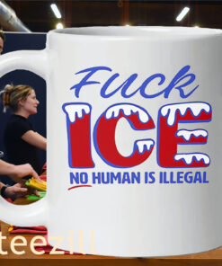Fuck ICE - No Human Is Illegal Mug - Abolish ICE