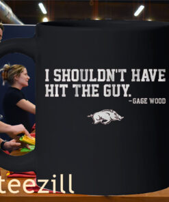 Gage Wood I Shouldn't Have Hit the Guy Mug Arkansas Baseball