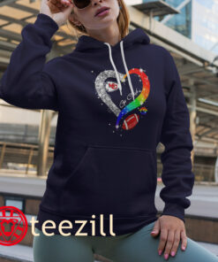 Go Chiefs Heart LGBT Pride Month Shirts Kansas City