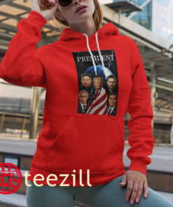 Graphic Donald Trump, Vladimir Putin, Volodymyr Zelenskyy, Kim Jong-un, and Global Presidents Shirt Unisex