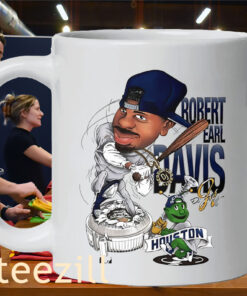 Graphic Robert Earl Davis Jr Houston Baseball Caricature Shirt mug