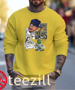 Graphic Robert Earl Davis Jr Houston Baseball Caricature Shirt unisex