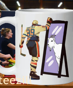 Graphic Wayne Gretzky Goat mirror Edmonton Oilers NHL Mug