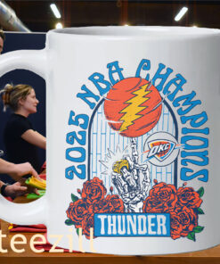 Homage OKC 2025 NBA Finals Champions Grateful Dead Mug Oklahoma City Thunder