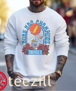 Homage OKC 2025 NBA Finals Champions Grateful Dead Shirt Oklahoma City Thunder