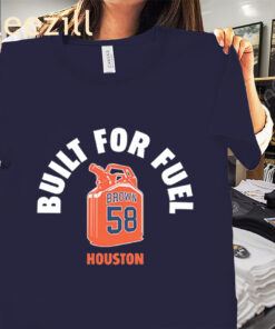 Hunter Brown Built for Fuel Shirt Houston Astros Baseball