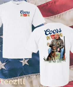 Hunter Trump Coors Banquet Beer Shirt No Kings In America