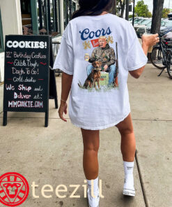 Hunter Trump Coors Banquet Beer TShirt No Kings In America