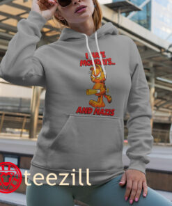 I Hate Mondays And Nazis Shirts Angry Garfield