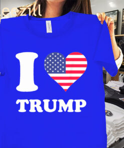 I Love America Pro Trump Tee - Support Trump Shirt