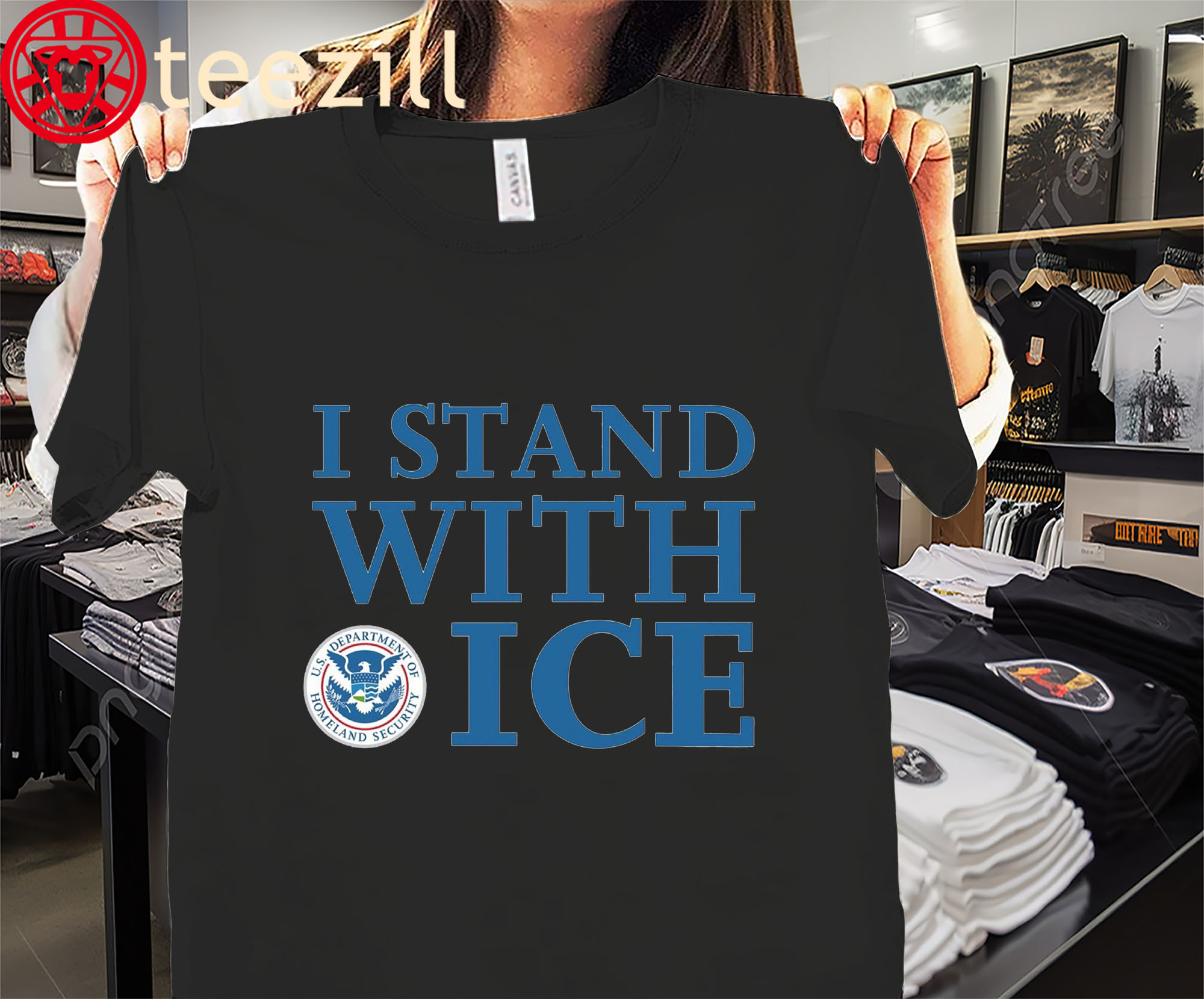 ICE I Stand With - ICE-America Shirt