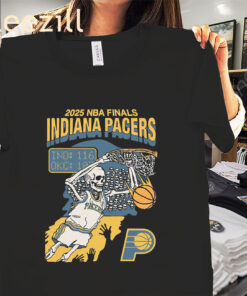 Indiana Finals Skeleton Basketball 2025 Game 3 Finals Scores Shirt