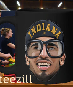 Indiana Pacers Tyrese Haliburton Big Head Indiana Baseball Mug
